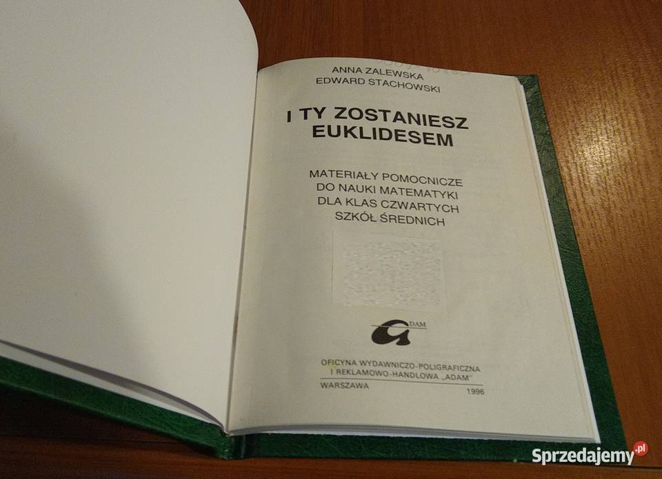 I ty zostaniesz Euklidesem Materiały klas Gdańsk