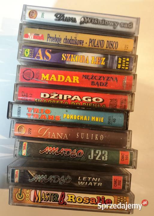 Kasety magnetofonowe zestaw disco polo Grybów