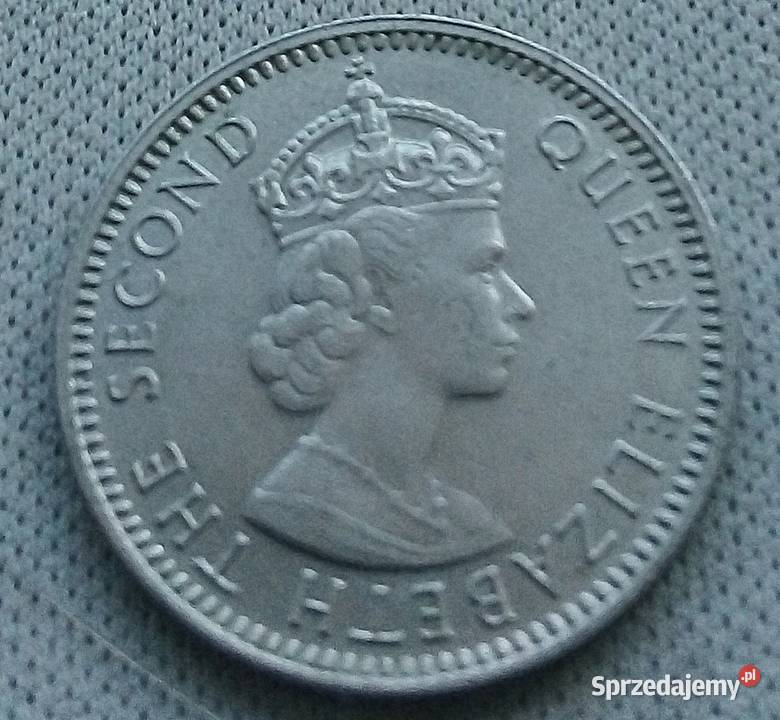 MALAYE I BRYTYJSKIE BORNEO10 CENTSH1961r Antyki, Sztuka, Kolekcje Legionowo