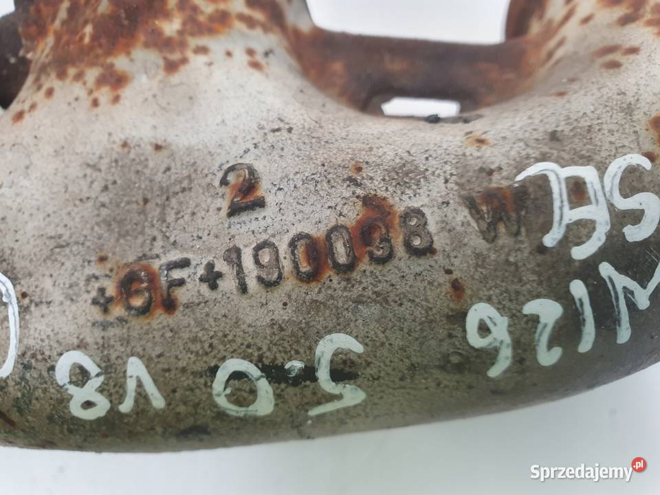 KOLEKTOR WYDECHOWY Mercedes W126 C126 56 V8 560 lubelskie Rudka