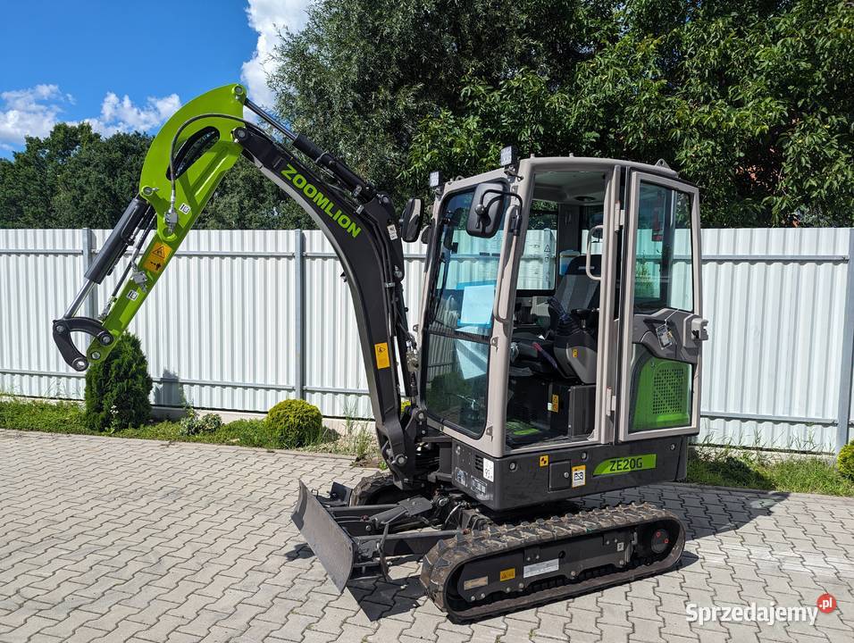 Zoomlion ZE20G Minikoparka z Silnikiem KUBOTA Koparki Mielec