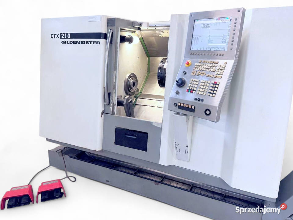 Tokarka CNC GILDEMEISTER CTX 210 V3 napędzane Produkcja Zabór