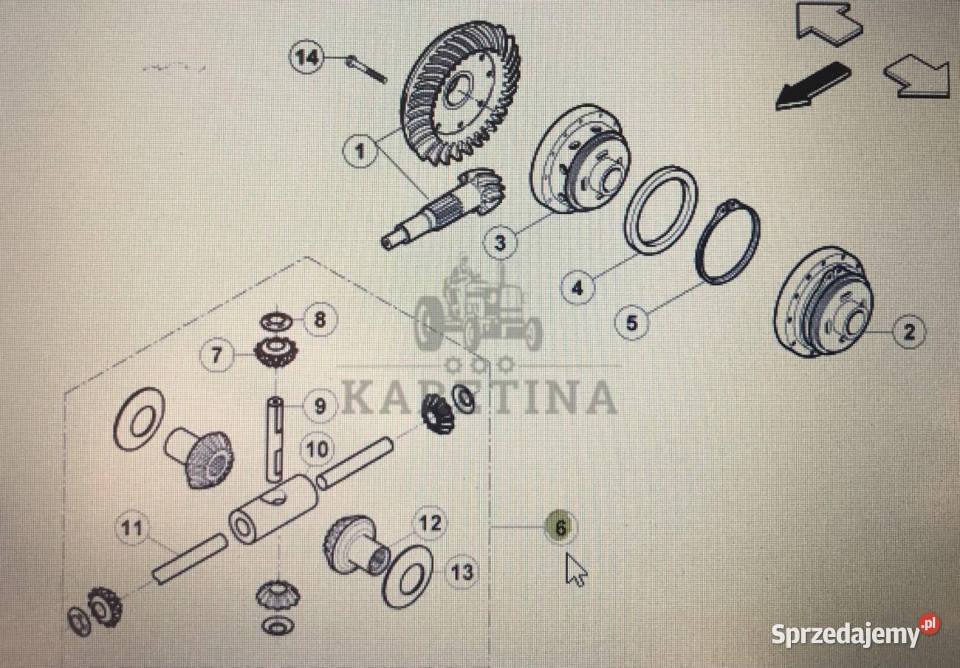 CLAAS 77 1113 230 0Claas Celtismechanizm Jastrzębniki