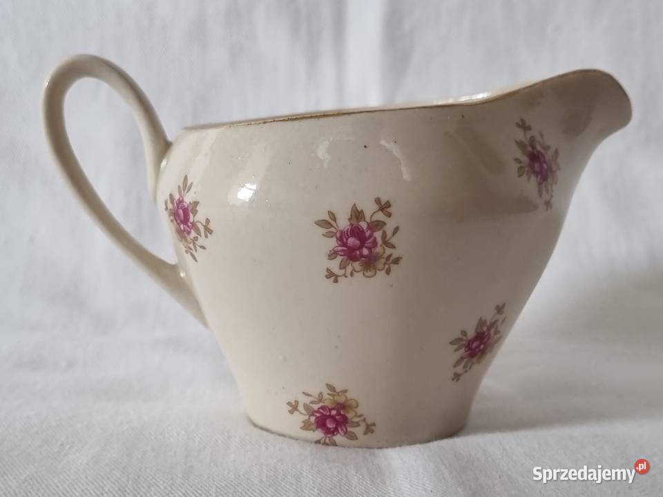 Porcelitowy mlecznik fason Janka Chodzież 1960 Warszawa