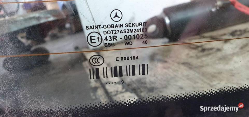 SZYBA TYŁ MERCEDES E KLASA W212 osobowe Lipno