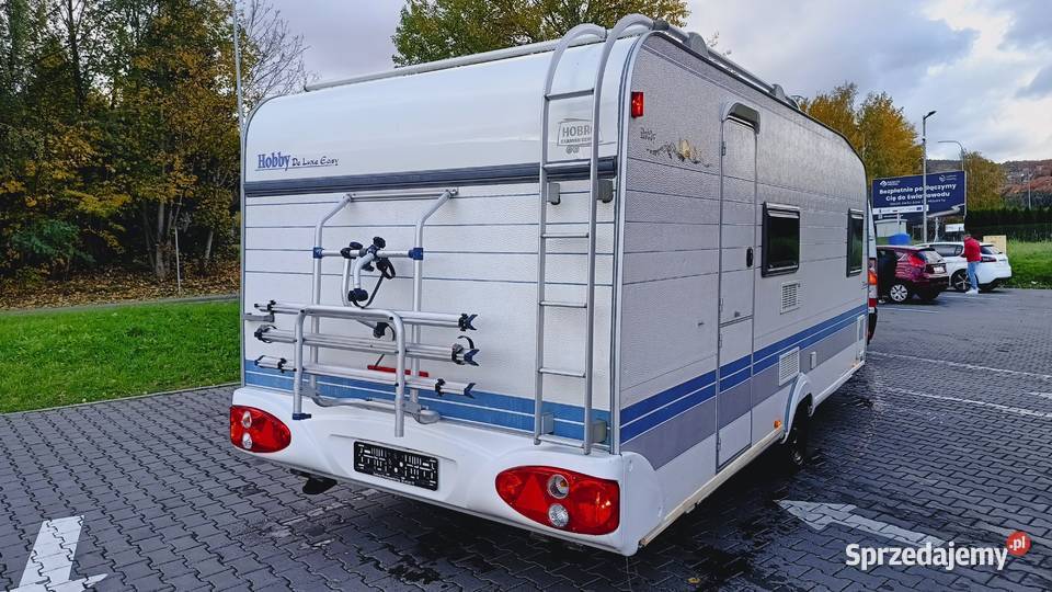 przyczepa kempingowa HOBBY łóżka piętrowe Międzybrodzie Bialskie