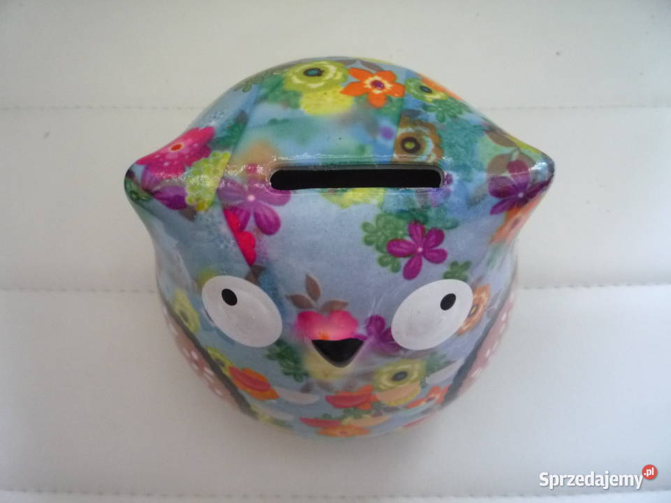 Nowa Sowa Skarbonka Kolorowa Ceramika Szczecin