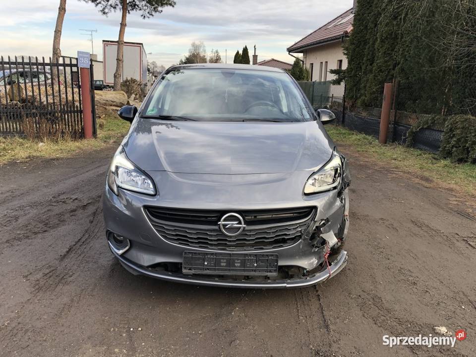 Corsa E 14b LED Klima Podgrzewa Fotele i Kierow uszkodzony Łódź sprzedam