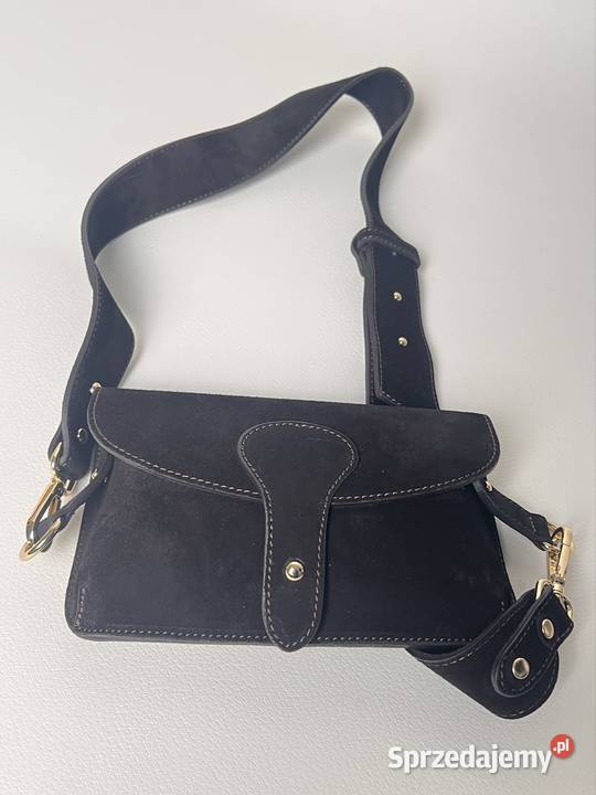 Torebka czekoladowa brązowa The Genuine Leather Kraków