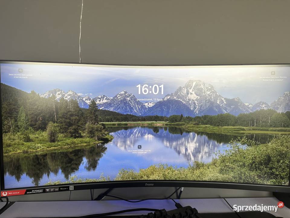 Monitor zakrzywiony 34 cale 180hz 04ms iiyama Krypno Wielkie