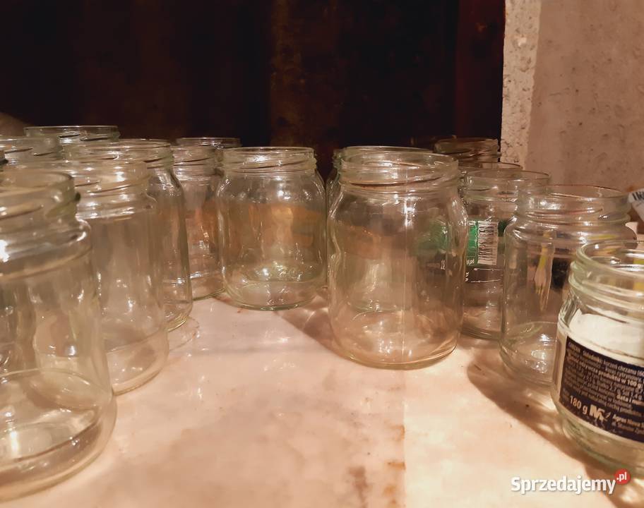 Słoiki z zakrętkami różne pojemności Pozostałe Nałęczów sprzedam