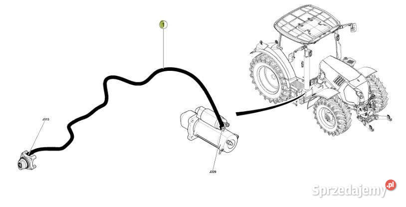 Claas Arion 550520 650620 kabel wiązka Jastrzębniki