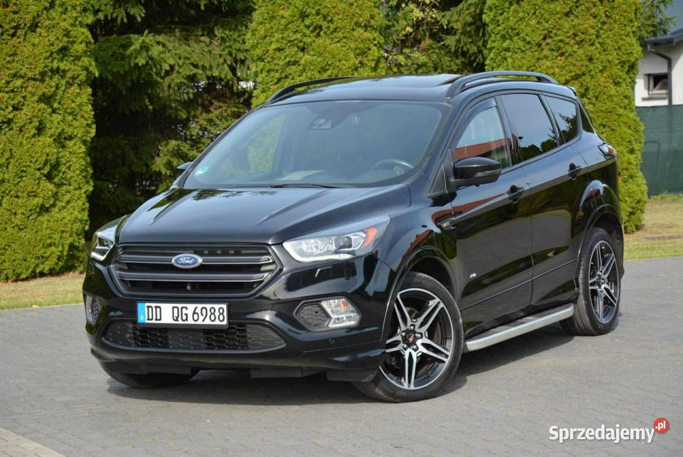 Ford Kuga STLine 4WD Skóry Panorama Radar ACC wielofunkcyjna kierownica Kuga mazowieckie Ostrów Mazowiecka