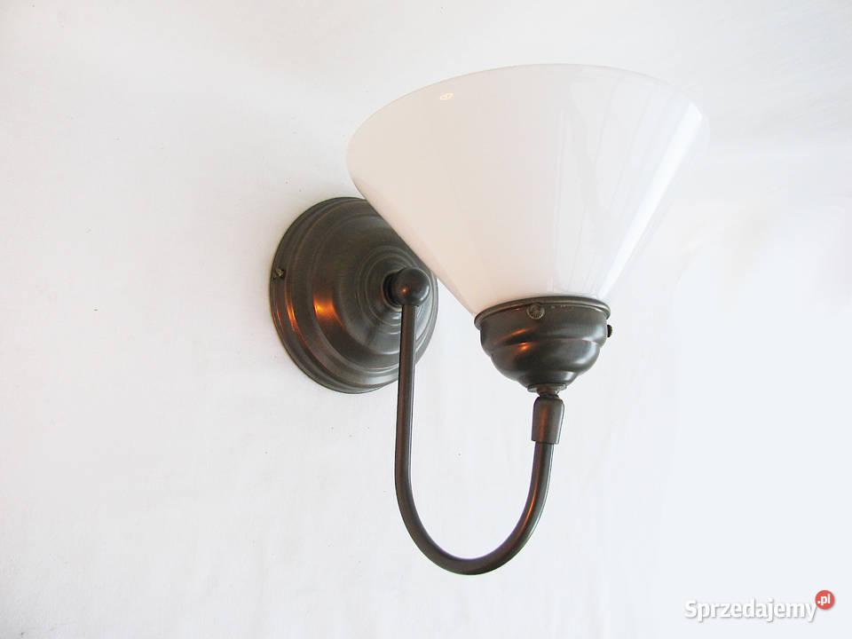 kinkiet mosiądz stylizowany III Szczecinek sprzedam