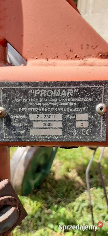 Przetrząsacz karuzelowy nieuszkodzony mazowieckie Parysów