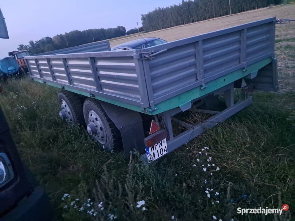 Przyczepa Ciężarowa 6T ładowności Zarejestrowana nieuszkodzony mazowieckie Płońsk