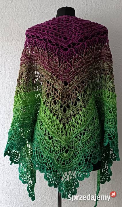 Duża Chusta szydełkowa bawełniana podlaskie Białystok sprzedam