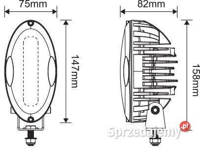 Lampa robocza LED do John Deere Kubota owalna Kamionna sprzedam