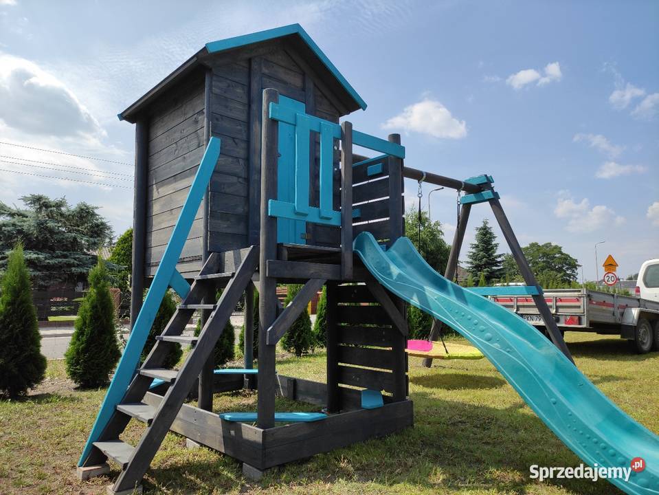 Plac zabaw huśtawka ślizg piaskownica Warszawa
