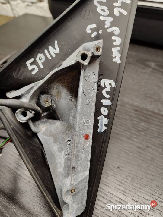 Bmw e46 compakt lusterko lewe Europa 5pinów Aleksandrów Łódzki