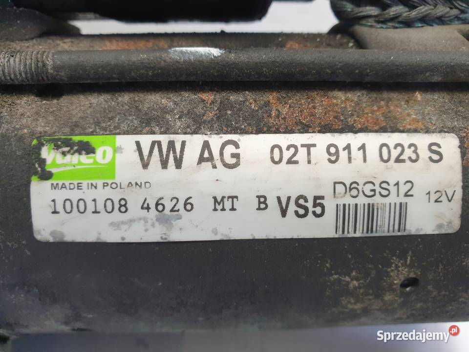 ROZRUSZNIK Skoda Fabia II 12 6V ROZRUSZNIK Układ elektryczny silnika Rudka