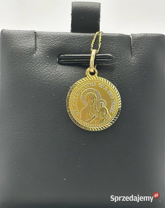 Złota zawieszka pr 585 095g Matka Boska warmińsko-mazurskie Elbląg sprzedam