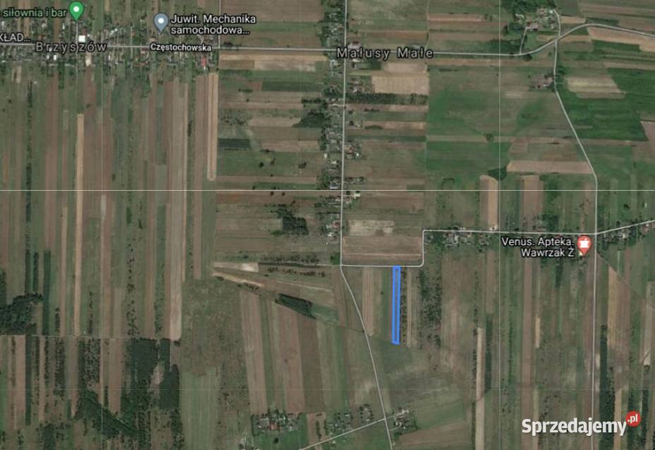 Sprzedam działkę rolnobudowlaną Małusy Małe