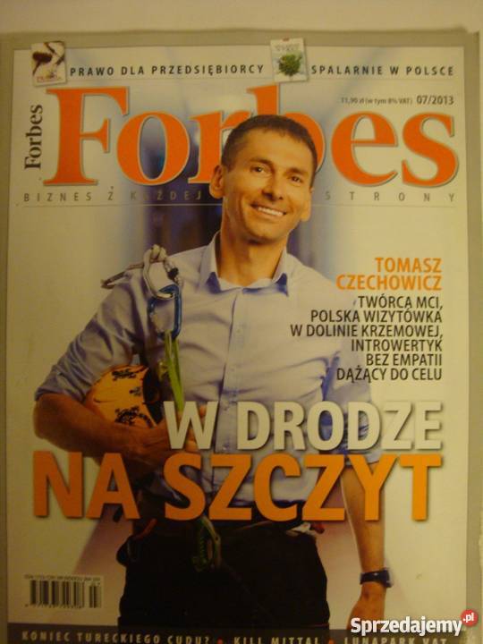 FORBES 2013 07 CZECHOWICZ TOMASZ Rok wydania 2013 Warszawa