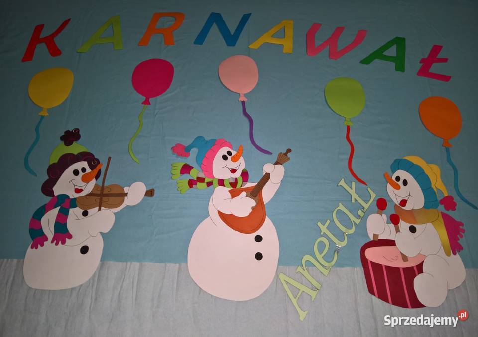 Dekoracje na Karnawał z brystolu 504 102 444 Garwolin