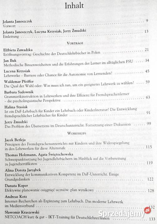 Deutsch lernen und lehren mit Lehrwerken UMCS Chełm