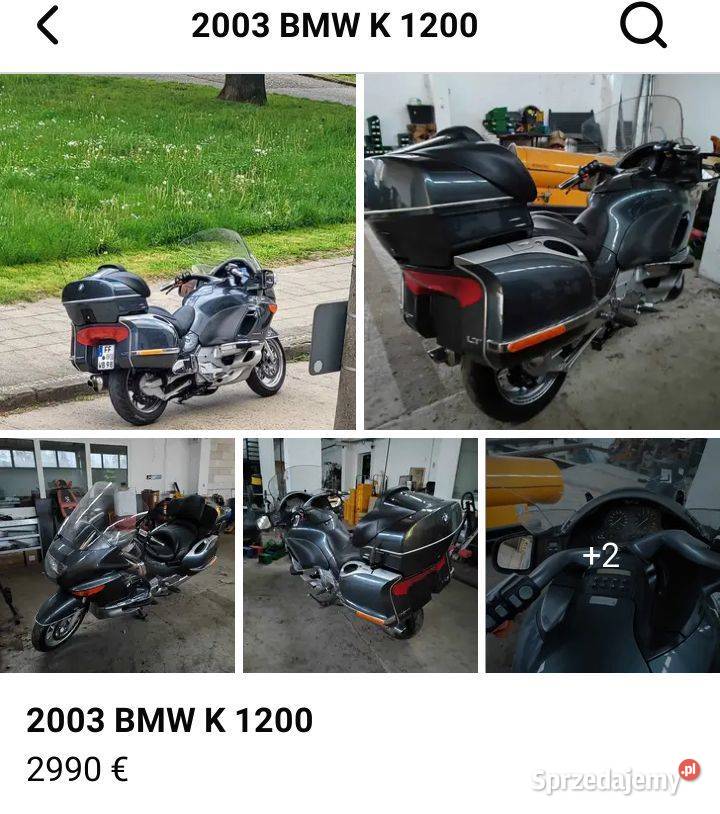 BMW k 1200 lubuskie Słubice