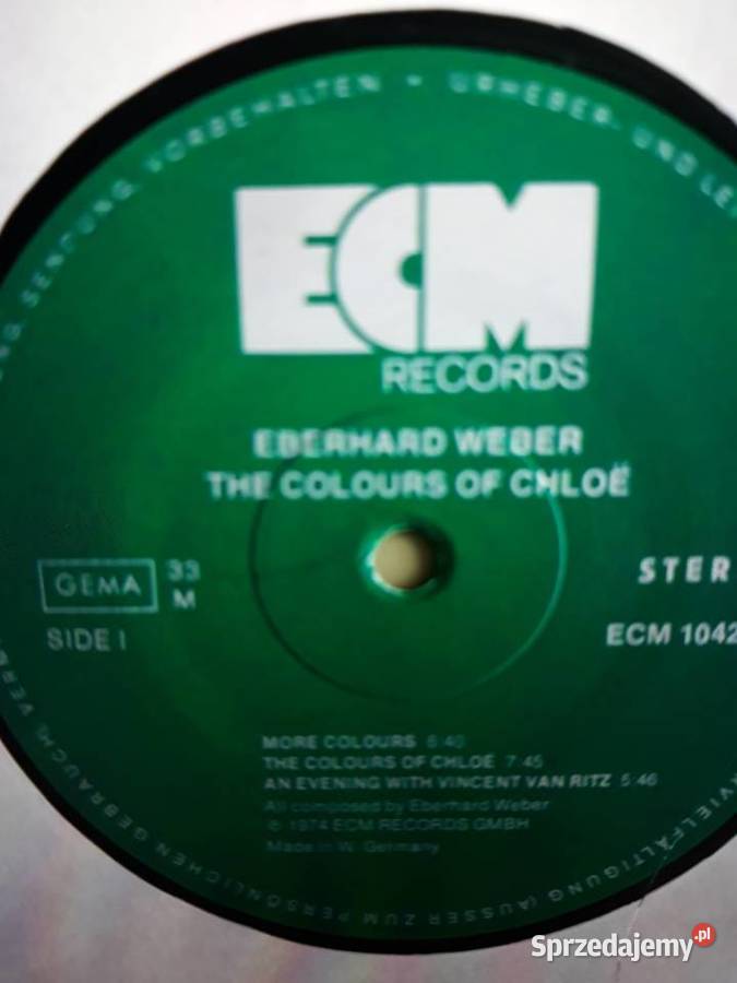 Archiwum jazz rocka EBERHARD WEBER Colours Chloe Rzeszów sprzedam