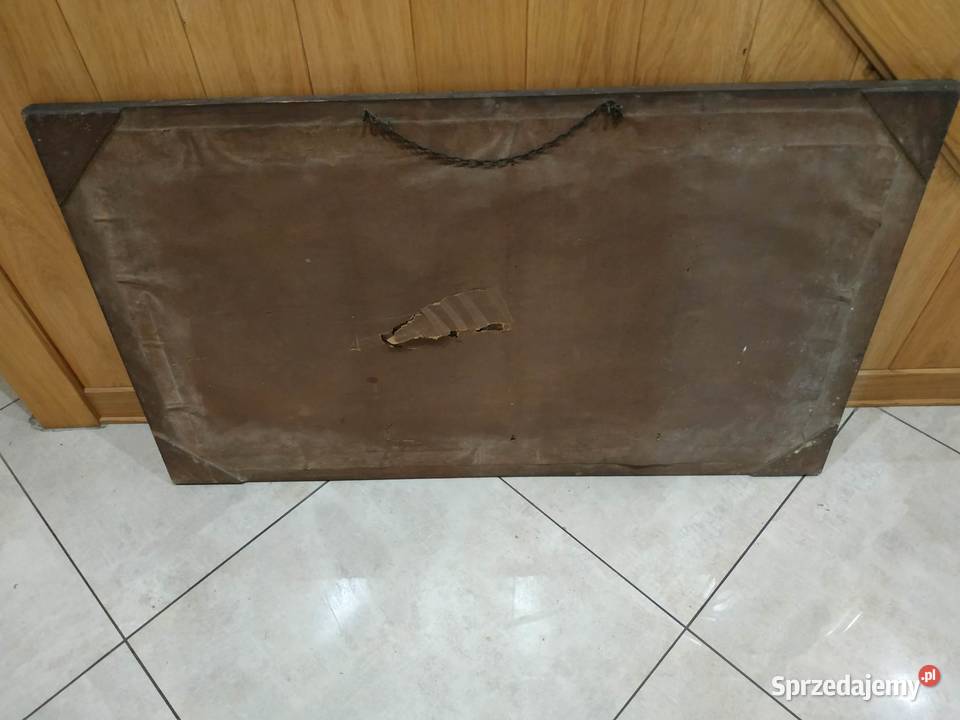 Zabytkowy obraz religijny Święta Rodzina Antyki