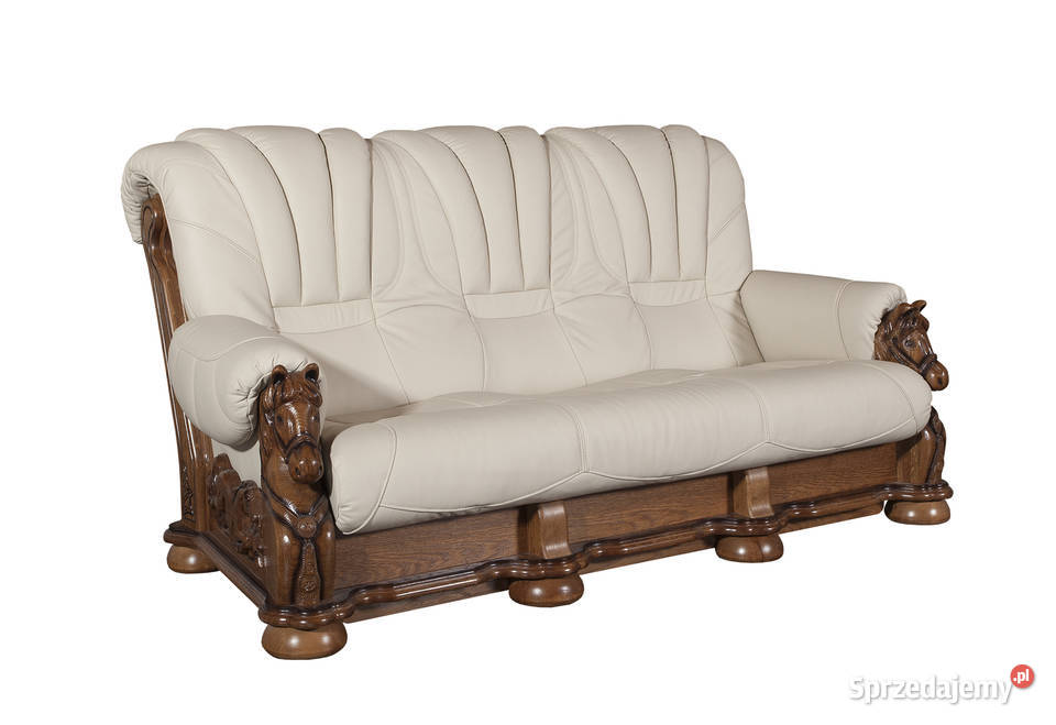 Nowy Komplet 321 MUSTANG Stylowy rzeźbione Konie małopolskie Kasina Wielka