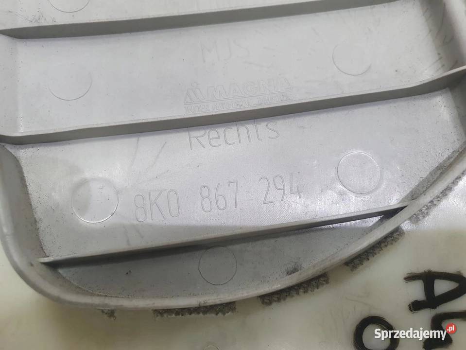POSZYCIE SŁUPKA B AUDI A4 B8 8K0867282B