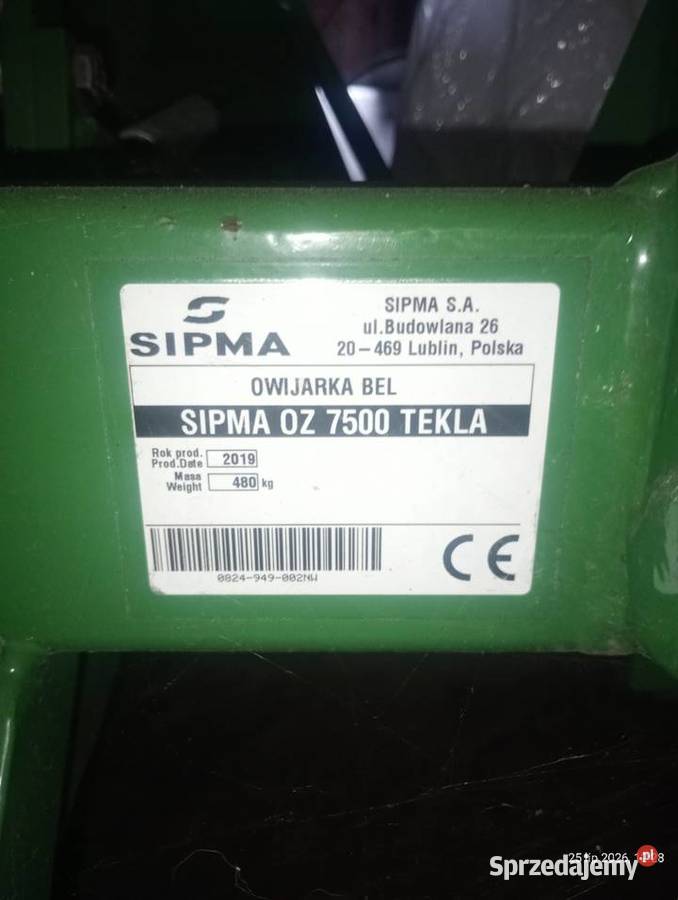 Owijarka sipma tekla OZ 7500 Hanna