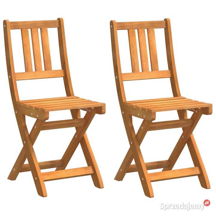 vidaXL Krzesło Ogrodowe 2 pcs Brązowy 36 x 46 x Warszawa sprzedam
