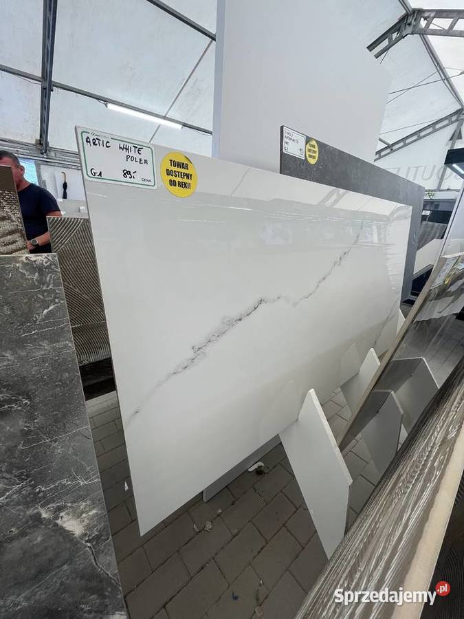 WYPRZEDAŻ PŁYTKA ARTIC WHITE POLEROWANA 60X120 Ząbki