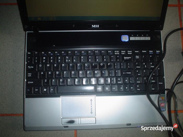 Laptop Mssi ex 610 hdmi Giżycko sprzedam