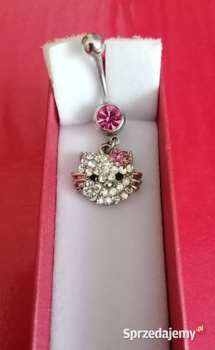 Kotek Hello Kitty Kolczyk PępkaPiercing Łódź