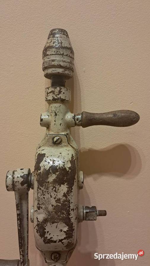 Stara Ręczna Wiertarka PRL Loft Vintage sprawna Świecie sprzedam