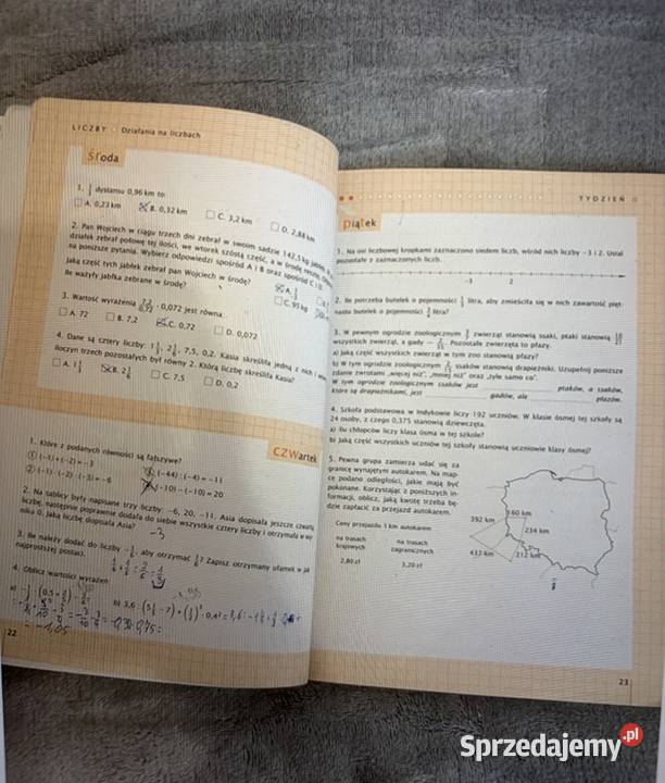 Matematyka kalendarz ósmoklasisty GWO Jasło