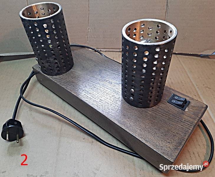 Lampa lampy na stolik 2x E14 projekt kreatywny