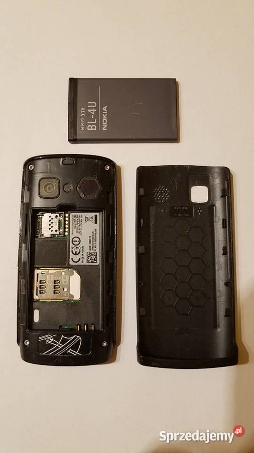 Telefon komórkowy NOKIA 500 czarny pudełko i