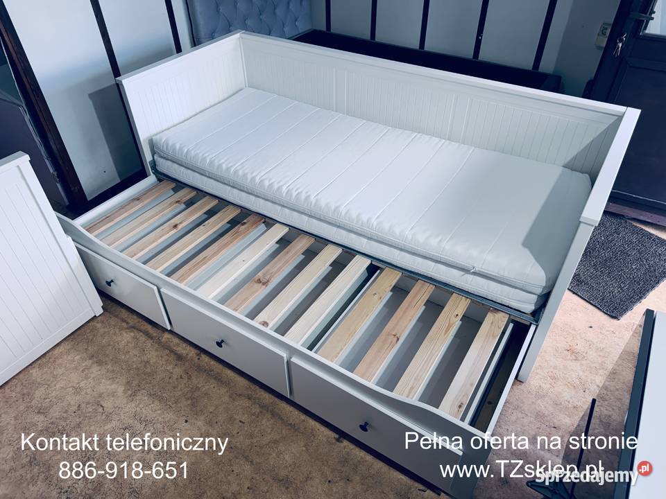 IKEA HEMNES Łóżko Leżanka z 3 szufladami 2 Rybnik