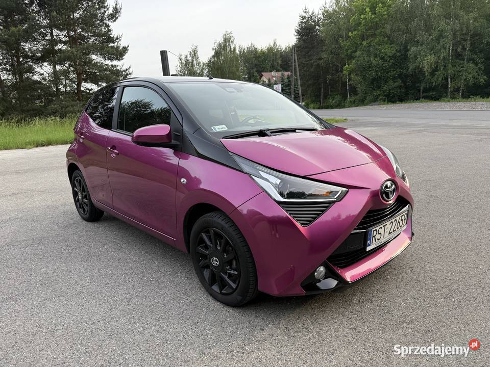 Toyota Aygo Selection XCITE Magenta 2018 r kurtyny powietrzne małopolskie Alwernia