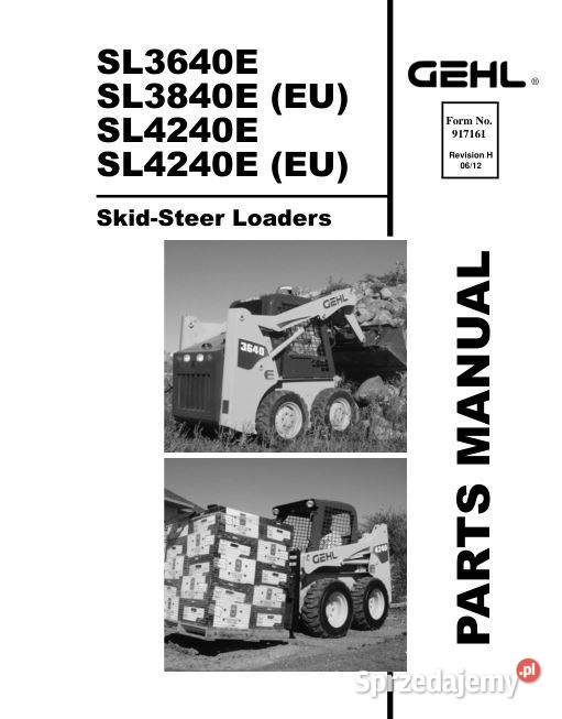 GEHL 418T SL3640 3840 4240 katalog części świętokrzyskie Kielce