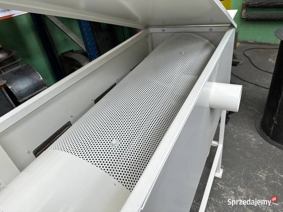 Przesiewacze bębnowe i stół wibracyjny do peletu Produkcja Poznań