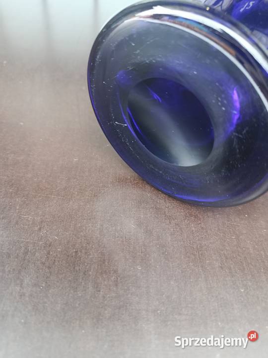 Wazon kobaltowy w oplocie ZHorbowego Warszawa