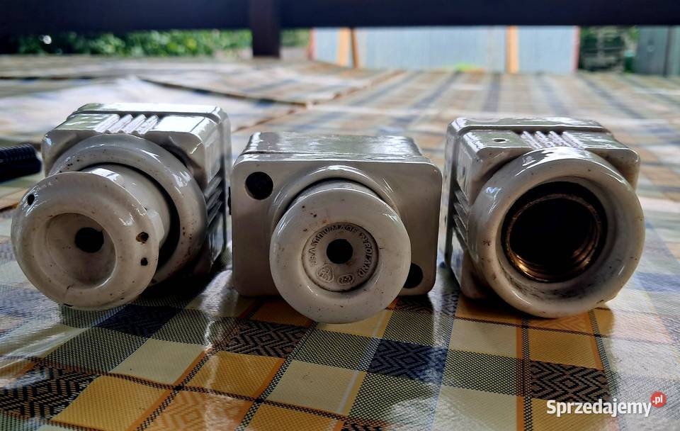 Stare Porcelanowe Oprawy Bezpiecznikowe Z kujawsko-pomorskie Świecie sprzedam